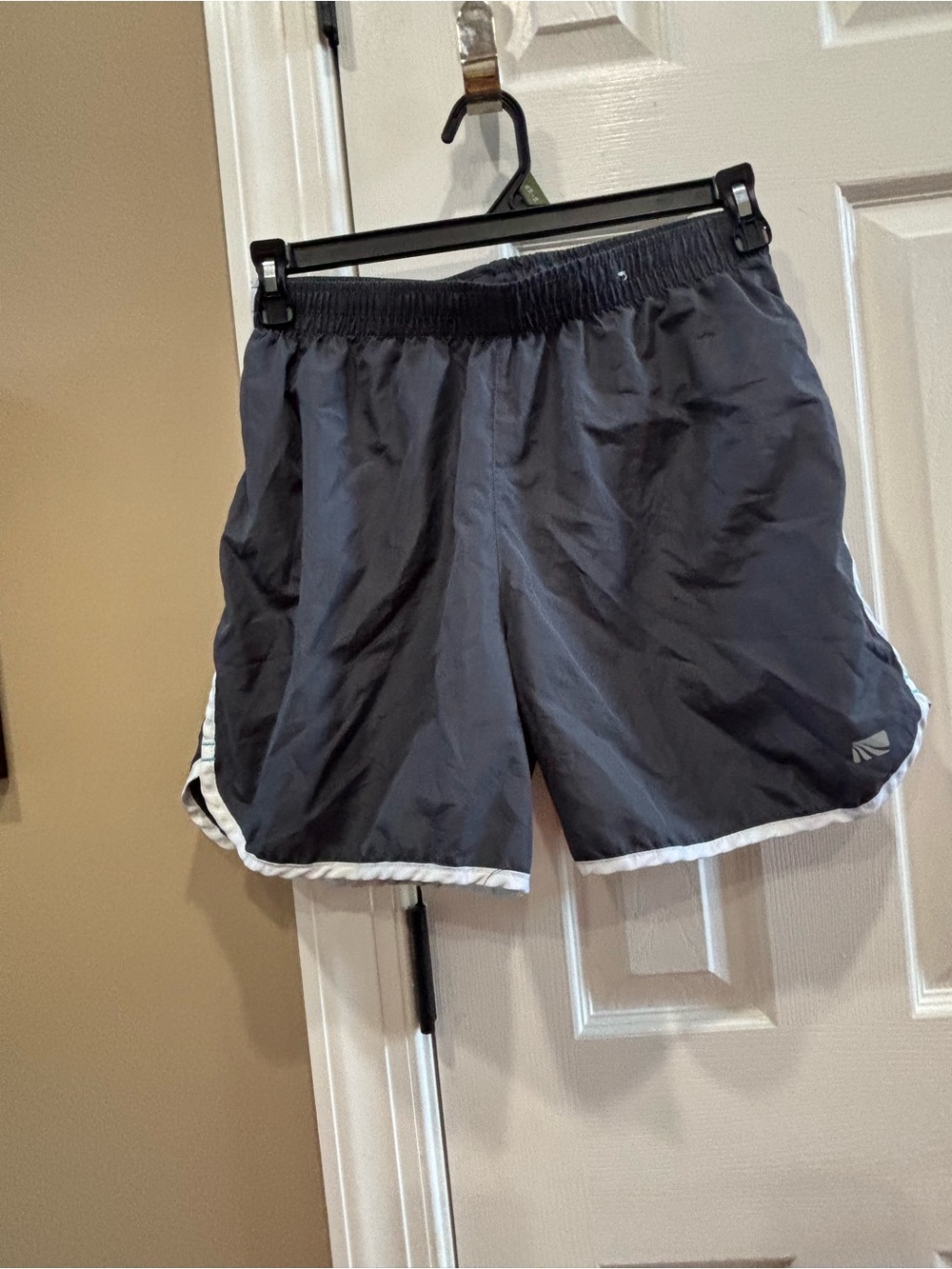 Marika Gray Athletic Shorts with White Trim